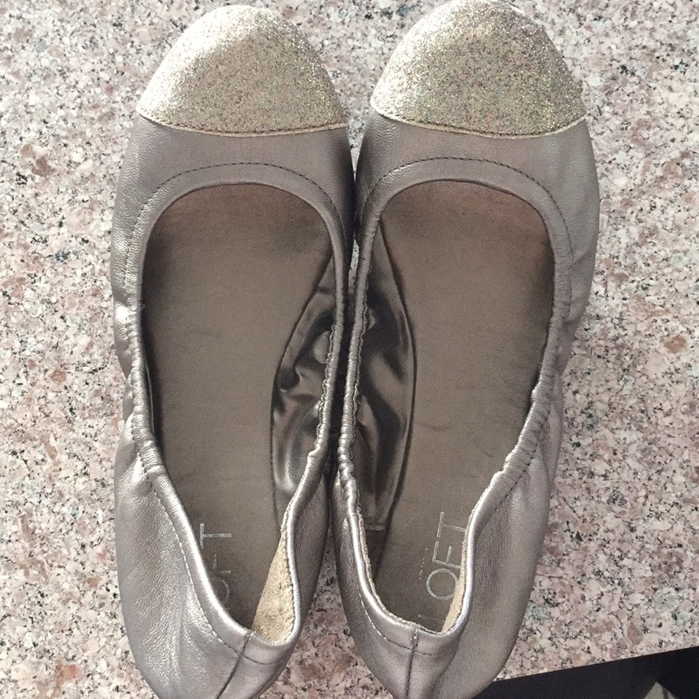 Loft sparkly flats